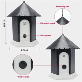 img 3 attached to 🐕 TLOG Anti Barking Device: Waterproof Outdoor Sonic Bark Deterrents with Adjustable Ultrasonic Level Control - Effective Bark Control Device, Up to 50 Ft. Range - Safe for Small Medium Large Dogs