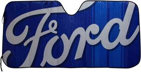 img 3 attached to 🚗 Plasticolor 003704R01 Ford Blue Windshield Sunshade: Keep Your Car Cool with Style!