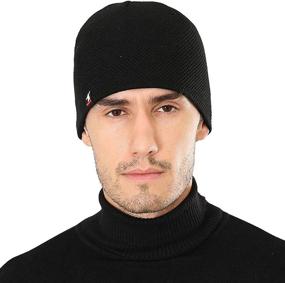 img 3 attached to DOANNOTIUM Fleece Lined Beanie Winter Outdoor Recreation for Outdoor Clothing