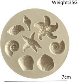 img 3 attached to Округлая форма из силикона для фондана с морскими ракушками Calidaka - Форма для выпечки конфет, шоколадного торта, домашнего мыла, форма для самодельного мыла, мороженого, форма для шоколада (7 см)