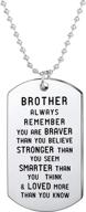 bespmosp brother inspirational necklace keychain logo