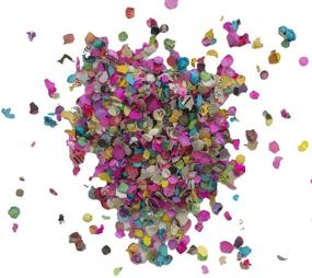 img 2 attached to 🎉 Vibrant Mexican 17.6 Oz Jumbo Confetti Bag - Eco-Friendly and Naturally Dyed for Colorful Celebrations - Fiesta Confetti, Toss, and More!