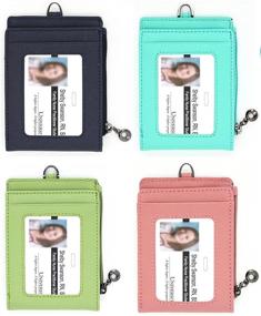 img 1 attached to 👜 Genuine Leather Women's Handbags & Wallets - Stylish Holder Wallet Lanyard Collection