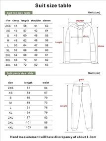 img 1 attached to RongJun Unisex Hoodie Sweater Sweatpants: Stylish and Comfortable Matched Set