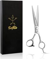 💇 fengliren 6.5 inch high-end professional barber hair cutting scissors/shears with ultra-sharp blades made of advanced stainless steel alloy (harder than 440c) - ideal for senior hair salons logo