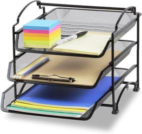 img 4 attached to SimpleHouseware STACKABLE Desktop Document Organizer
