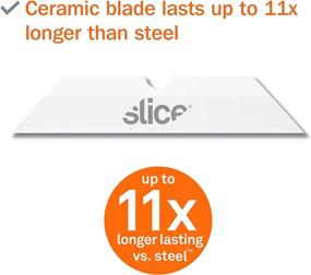 img 1 attached to Slice - 10408 Ceramic Cutter Blades with Pointed Tips