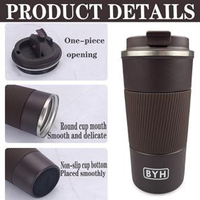 img 3 attached to BYH Stainless Insulated Suitable Drinks Coffee