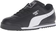🏻 little girls' athletic shoes: puma basic black sneakers logo