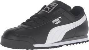 img 4 attached to 🏻 Little Girls' Athletic Shoes: PUMA Basic Black Sneakers