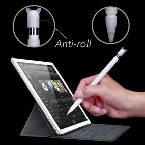 img 2 attached to Silicone Case For Apple Pencil Holder Sleeve Skin Pocket Cover Accessories For IPad Pro 9