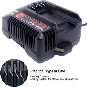 img 2 attached to 🔋 Biswaye CMCB104 Battery Charger: Compatible with CRAFTSMAN V20 Lithium Battery (20V MAX) - V12/V20 Series