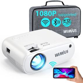 img 4 attached to 📽️ Mini WiFi Projector with Bluetooth, W2 – Full HD 1080P Support and 250&#39;&#39; Display. Portable Projector with 50% Zoom Function, Home Cinema Compatible with iOS, Android, TV Stick, PS4
