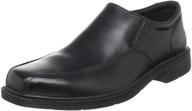 nunn bush jefferson loafer black logo