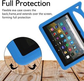 img 1 attached to Dinines Kid-Proof Case with Stand Handle for All-New 8 Plus/ 8 inch Tablet, Blue - 8 inch 2020 Case for Kids (10th Generation, 2020 Release)