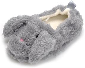 img 4 attached to 🐇 Adorable Enteer Baby Girls' Rabbit Slipper – Perfect for your Little One's Feet!