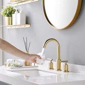 img 1 attached to 🚰 Bathroom Faucets - Phiestina WF003 1 BG: Widespread Style