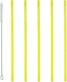 img 2 attached to Flexible Reusable Straws Cleaner Yellow