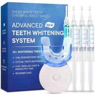 angelicmisto teeth whitening kit: 5 min non-sensitive fast teeth whitener with 35% carbamide peroxide gel - remove stains from coffee, smoking, wine, soda, food! logo