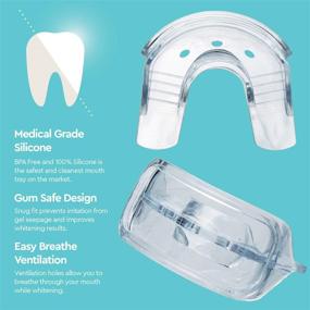 img 1 attached to AngelicMisto Teeth Whitening Kit: 5 Min Non-Sensitive Fast Teeth Whitener with 35% Carbamide Peroxide Gel - Remove Stains from Coffee, Smoking, Wine, Soda, Food!