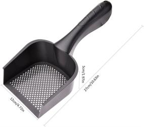 img 3 attached to Wonderfulwu Small-Hole Cat Litter Scoop with Handle - Reptile Litter Cleaner Scoop