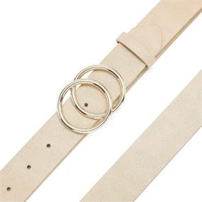 img 1 attached to Earnda Womens Leather Fashion Waist Belt for Women's Accessories