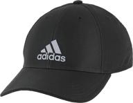 adidas decision structured adjustable black outdoor recreation logo