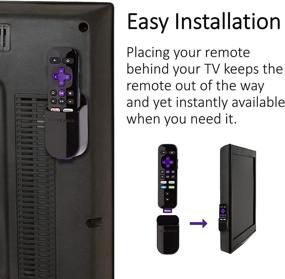 img 1 attached to 📺 Organize and Mount Your Roku Device with TotalMount's Roku Mounting Shelf and Remote Holder (Roku 3, Roku 2, Roku 1 Compatible)