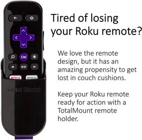 img 2 attached to 📺 Organize and Mount Your Roku Device with TotalMount's Roku Mounting Shelf and Remote Holder (Roku 3, Roku 2, Roku 1 Compatible)