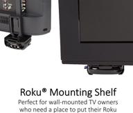 📺 organize and mount your roku device with totalmount's roku mounting shelf and remote holder (roku 3, roku 2, roku 1 compatible) logo