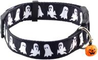 🎃 bolbove halloween dog collar with adjustable fit and bell for pet's safety logo