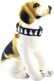 img 1 attached to 🎃 Bolbove Halloween Dog Collar with Adjustable Fit and Bell for Pet's Safety