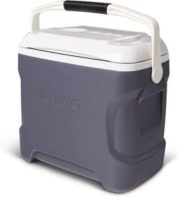 img 2 attached to ❄️ Igloo 28 Quart Iceless Thermoelectric 12V Portable Ice Chest Beverage Cooler - Silver