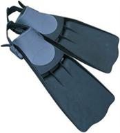 ⚡️ turbo thruster fins for classic accessories float tube - black, 22&#34;l x 9.5&#34;w logo