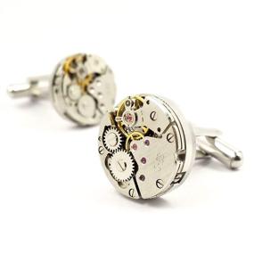 img 3 attached to LBFEEL Cool Watch Movement Cufflinks