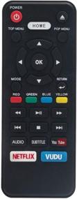 img 4 attached to 📀 NC453UL NC453 Remote Control Replacement for Sanyo FWBP706FC Blu-ray Disc DVD Player with YouTube, Netflix, and Vudu Buttons