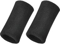 🏋️ 6 inch wrist sweatband sport wristbands - elastic athletic wrist bands for sports (2 pieces) by willbond logo