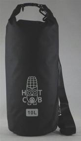 img 2 attached to 🌊 Hoot Cob 10L Waterproof Roll Top Dry Bag - Ultimate Protection for Kayaking, Canoeing, Beach, Rafting, Boating, Hiking, Camping, Fishing