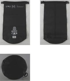 img 1 attached to 🌊 Hoot Cob 10L Waterproof Roll Top Dry Bag - Ultimate Protection for Kayaking, Canoeing, Beach, Rafting, Boating, Hiking, Camping, Fishing