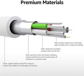 img 1 attached to 🔌 Кабель Amazon Basics USB-C на Lightning длиной 1 фут - зарядное устройство с сертификатом MFi для iPhone 11/12, iPad - белый