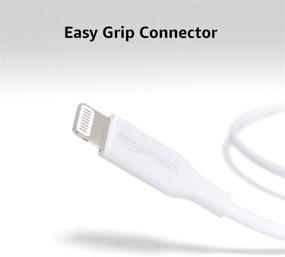 img 2 attached to 🔌 Кабель Amazon Basics USB-C на Lightning длиной 1 фут - зарядное устройство с сертификатом MFi для iPhone 11/12, iPad - белый