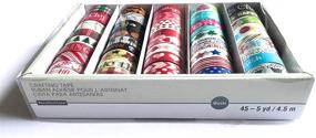 img 1 attached to 🎁 Recollections 45 Roll Washi Tape Holiday Collection: Valentine's Day, Easter, Halloween, Christmas, Thanksgiving, New Year's, and More. Exquisite Assortment Set