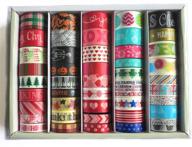 🎁 "сборная коллекция 45-метровых рулончиков washi tape recollections на праздники: день святого валентина, пасха, хэллоуин, рождество, день благодарения, новый год и другие. изысканный набор ассортимента логотип