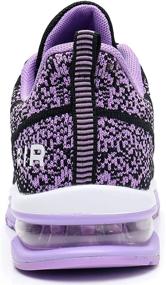 img 3 attached to Impdoo Athletic Running Sneaker Blackpurple Sports & Fitness for Running