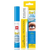 💫 eveline cosmetics total action 8 in 1 multi-purpose eyelash serum, 0.33 fl oz logo