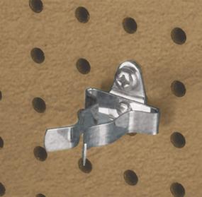 img 1 attached to 10-Pack Triton Products 73107 DuraHook Extended Spring Clips - Ideal for 1/8 Inch and 1/4 Inch Pegboard or DuraBoard - Hold Range 3/4-Inch to 1-1/4-Inch - Made from Annealed Chromate Dipped Steel - Convenient and Reliable