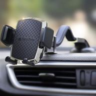 bestrix long arm car phone mount: securely hold your iphone 11 pro max/xs/xr/x/8/7 on dashboard or windshield with strong sticky gel suction cup logo