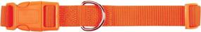 img 2 attached to 🐾 Zack & Zoey Orange Nylon Pet Collar: Stylish and Durable