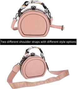 img 3 attached to 👜 Leather Women's Purses Handbags with Shoulder Handle, Including Wallets