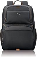 🎒 solo thrive laptop backpack in sleek black - all-in-one protection and style логотип